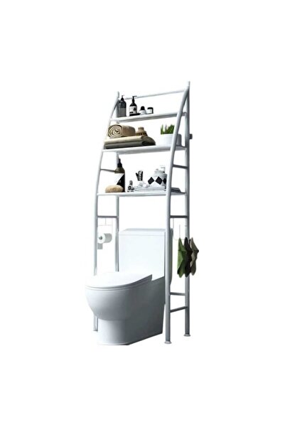 VLK Lions Raft pentru Baie, Peste Toaleta, 3 Polite, Economisire Spatiu, Cadr...