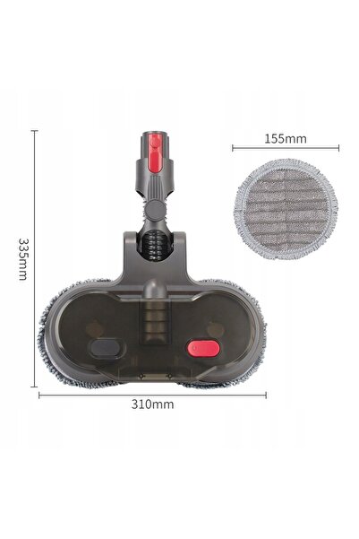 NO BRAND Mop pentru aspirator DYSON V7 V8 V10 V11, 6x lavete, perie de mop "