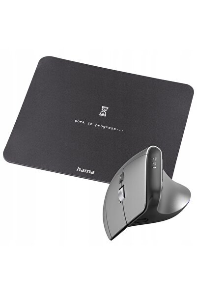 NO BRAND Mouse ergonomic wireless reîncărcabil HAMA EMW-700 2.4GHZ BT USB-C