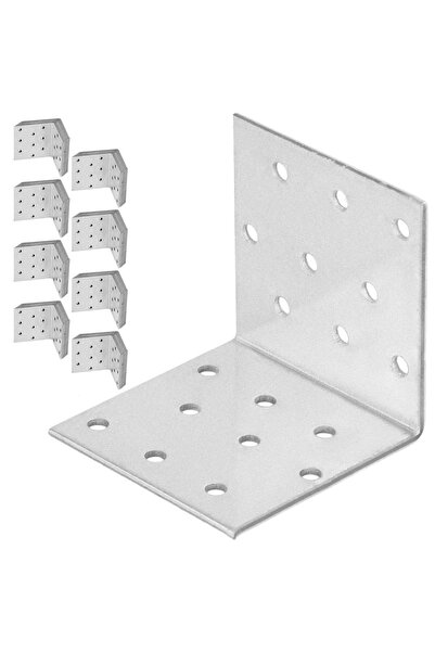 KOTARBAU Colțar de dulgherie, Conector de construcții, Oțel, Galvanizat, 60x6...