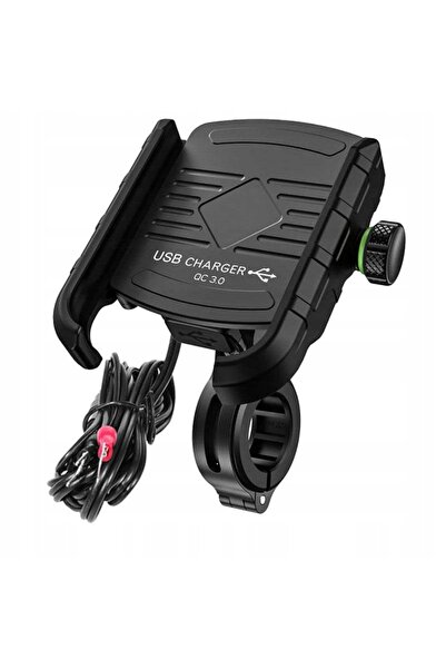 NO BRAND Suport universal pentru motocicletă +USB QC 3.0