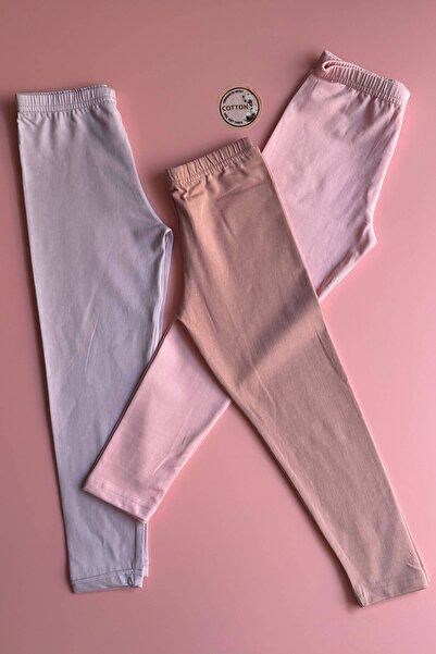 Elosia Cotton |   3-Piece Pink, Powder, and Lilac Color Breathable Girls' Lon...