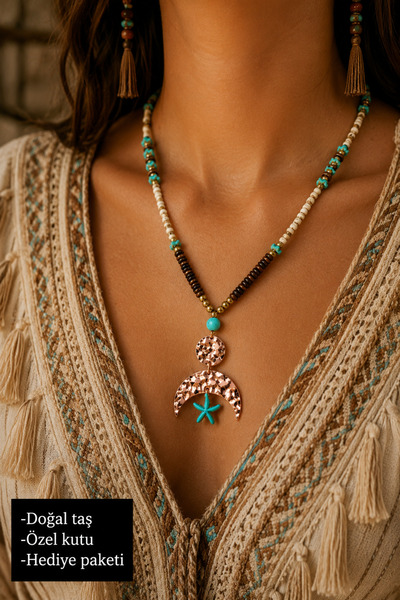HER ŞEY NOTA www.herseynota.com Natural Stone Turquoise Star Sea Breeze Bohem...