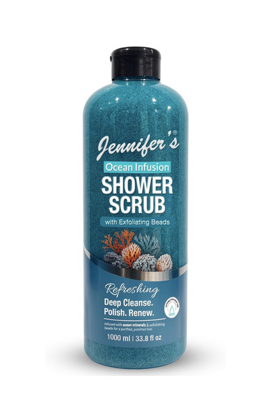 Jennifer's Jennifer’s Ocean Infusion Shower Scrub 1000ML - Refreshing Exfolia...
