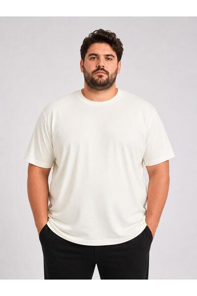 CLASSİCS MEN Ανδρικό κοντομάνικο μπλουζάκι Marwiss Plus Size 7710