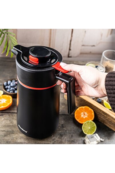Klausberg Termos negru de conferință din oțel inoxidabil 304, 2,5L