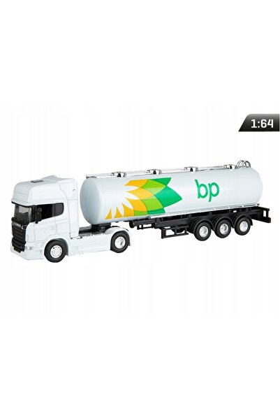 welly chem Camion SCANIA V8 R730 Cisternă 1:64 Welly cu logo BP pentru copii 3+