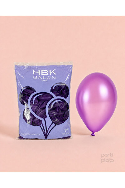 HBK Balon بالونات HBK الفلورسنت البنفسجية مقاس 11 بوصة 100 قطعة، بالونات زينة...