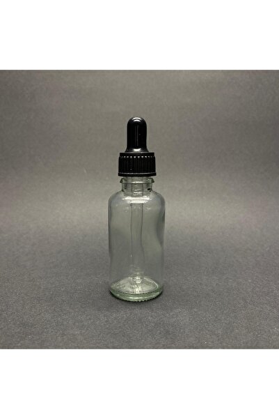 junibeliw 30ML Cam Şeffaf Şişe Cam Damlalıklı Şişe Boş Çok Amaçlı Esans Yağ Ş...