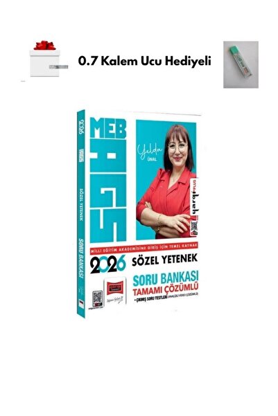 Yargı Yayınları 2026 MEB-AGS Sözel Yetenek Çözümlü Soru Bankası + Kalem Ucu H...