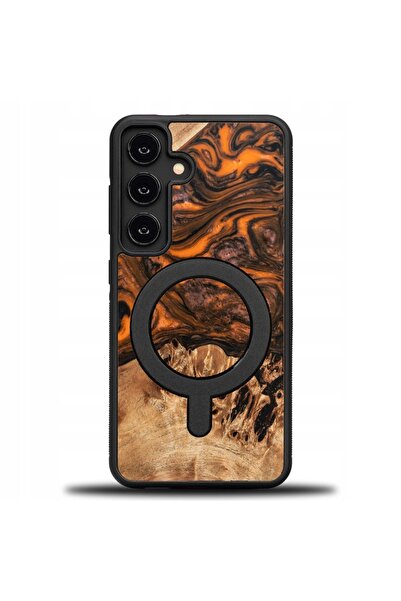 BewooDesign Husă Bewood Unique pentru Samsung Galaxy A55 5G - Portocalie cu M...