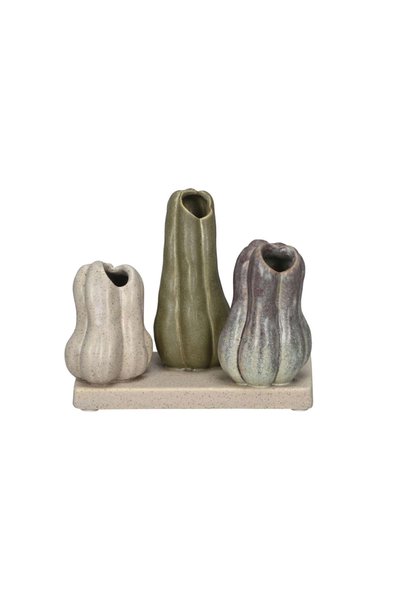 DecoDepot Vază ceramică dovleac, 15x7x11 cm