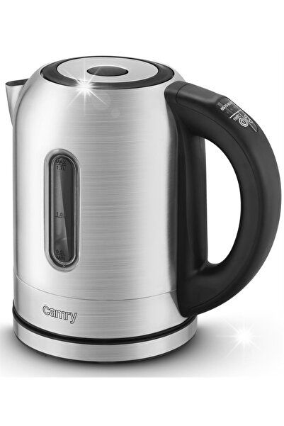 Camryn's Fierbător electric fără fir, metalic, 1,7L, cu reglare a temperaturi...