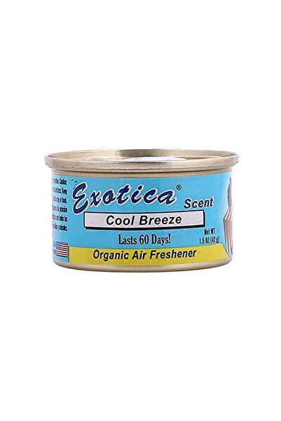 Exotica Cool Breeze Air Freshener Organic Car Scent Lasts 60 Days Fresh