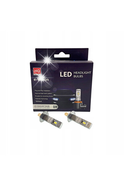 HQ Automotive Becuri LED H1 12V 24V 6000K Dimensiune Originală Plug&Play 1:1