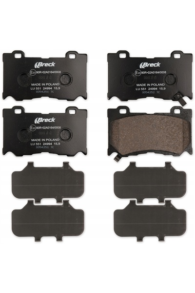 Breckner Plăcuțe de frână față INFINITI FX, G, Q50, Q60, Q70, QX70; NISSAN 37...