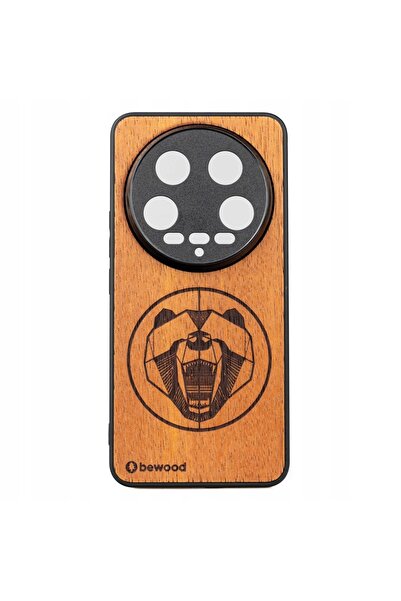 BewooDesign Husă din lemn Bewood pentru Xiaomi 14 Ultra URS MERBAU