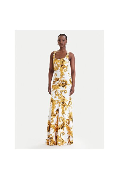 VERSACE JEANS COUTURE Rochie de zi cu zi pentru femei 80HAO970 JS550 Albă
