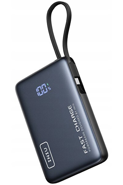 iniu Powerbank Pocket Power 10000mAh 20W Negru