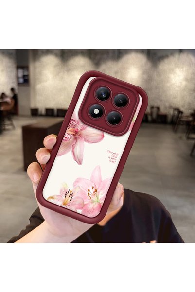 Hontinga حافظة هاتف Xiaomi Redmi Note 14 Pro Plus 5G متوافقة مع الكاميرا، حاف...