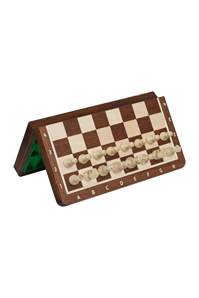 Sunrise Chess & Games Traditional MAGNETIC Small chess Top Bottom Set , inser...