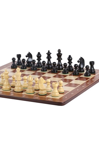 Sunrise Chess & Games Tournament chess Top Bottom Set no. 5 - 50 mm board + 3...