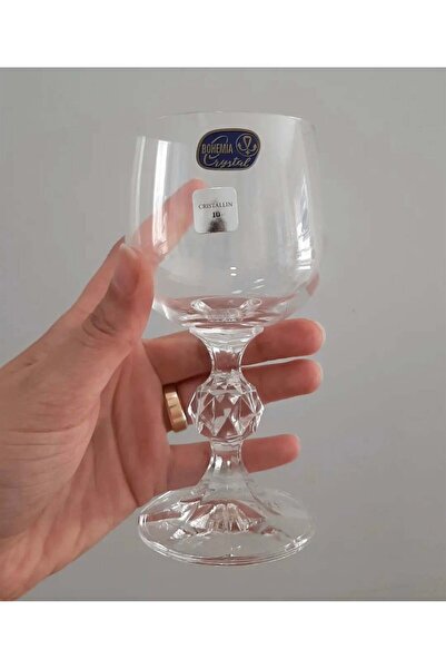 Onedekor 6'lı Bohemia Kristal Sterna Sade Kahve Yanı Kadehi