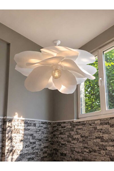 ERZA HOME Modern Çiçek Yapraklı Sarkıt Avize (AMPÜL HEDİYELİDİR)