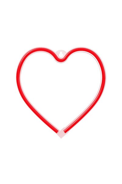 OEM Forever - Neon LED Light HEART red Bat + USB FLNE07 - Διακοσμητικό Φωτιστ...