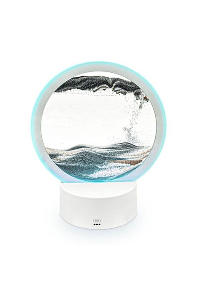 OEM Sandscape Lamp – Περιστρεφόμενο 3D διακοσμητικό φωτιστικό με κινούμενη άμ...
