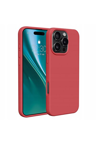 NO BRAND Husa silicon ETTERI pentru Apple iPhone 16 Pro Max Malinowy