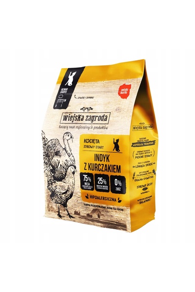 NO BRAND Hrana pentru pisici RURAL GARD Curcan cu pui 400 g