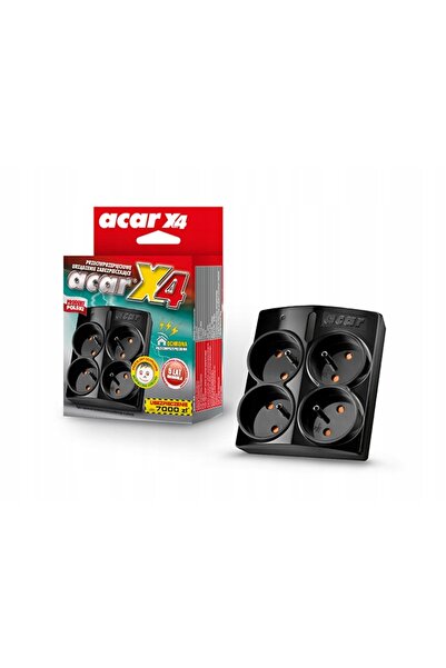 NO BRAND Listwa zasilajca ACAR X4 negru (4 prize)