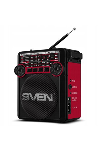 NO BRAND Radio SVEN SRP-355 Negru-roșu