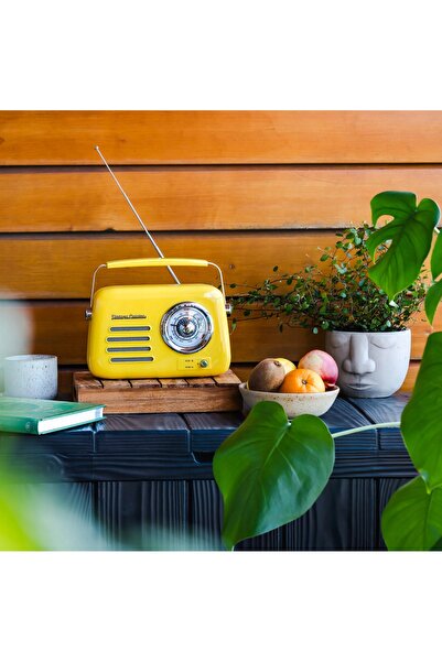 Vintage Cuisine Radio Cromat Galben