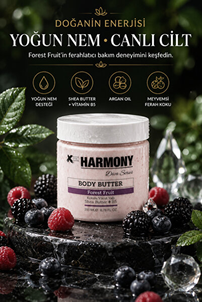 PROHARMONY Fruit Body Butter 200 ml |   Intensive Moisturizing Body Care Crea...