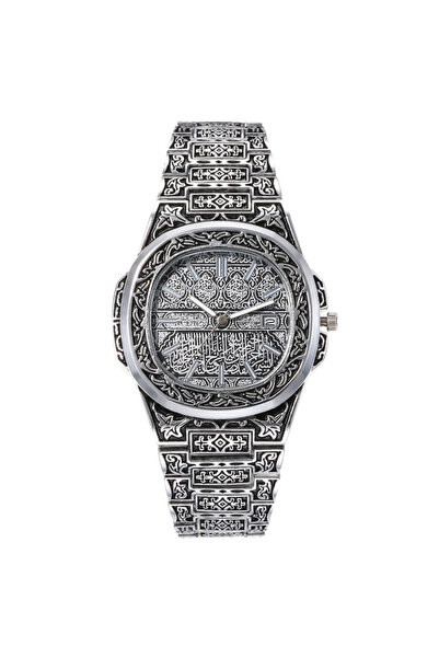 choice2 sliver Fashion Luxury Brand Vintage Men Quartz Watches Flower Pattern...