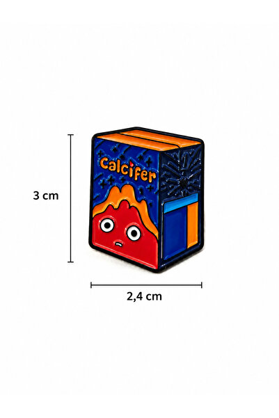 SPELT Calcifer Anime Broş Pin Rozet