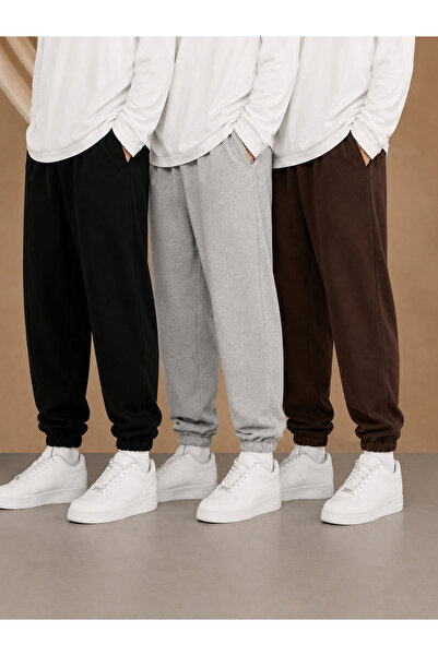 ZİYMO 3-Piece Men's Rubberized Trackpants
