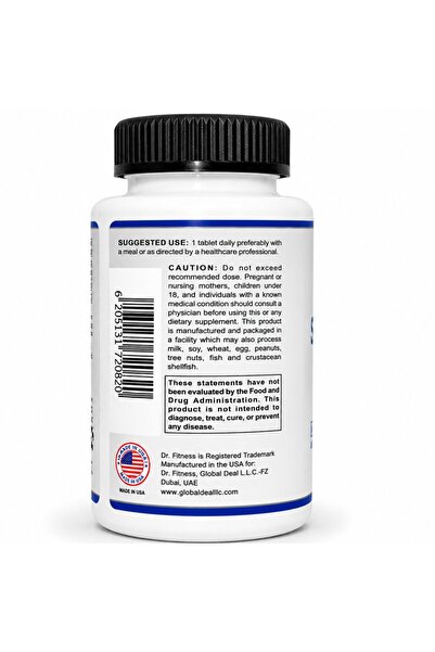 DR.FITNESS Zinc 50 MG Supplement Immunity Booster for Body Energy & Hair Support Supplements - 100 Tablets - Halal - Made in USA