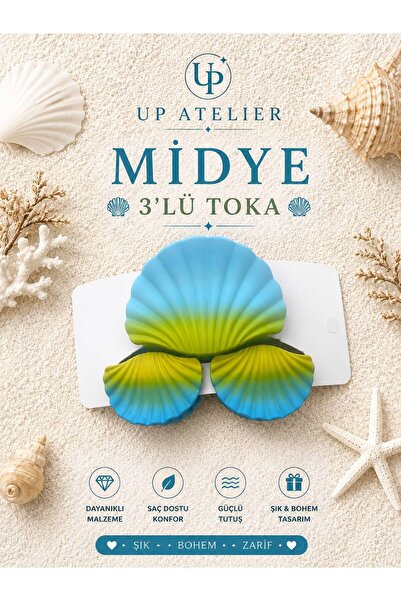 Up Atelier 3-Pack Mussel Buckle