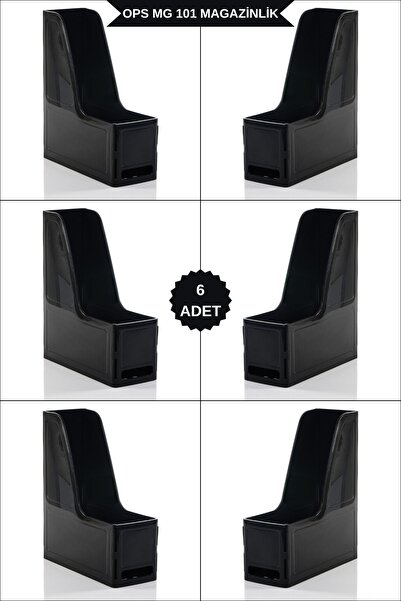 Ops Mg 101 Magazine Holder Set of 6 A4 Disassembled Plastic Vertical Folder A...