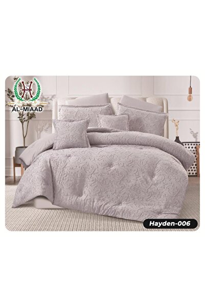BIET ALMAFROSHAT 8-Piece Quilt Set with a Luxurious Duvet Cover