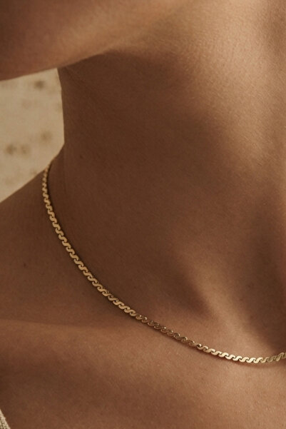 Rua Jewelry قلادة نسائية من XUPING موديل سلولار مختومة بسمك 2 مم لون ذهبي |  ...