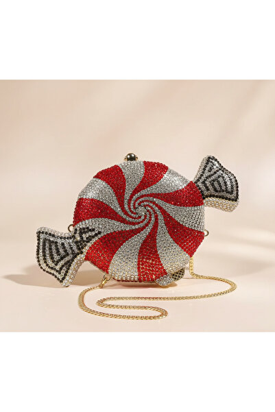 Svarn Atelier Candy Swirl Crystal Clutch Crystal Clutch Bag Rhinestone Bag
