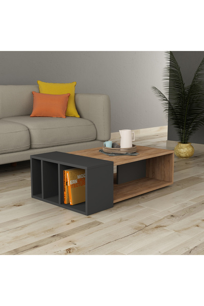 Decortie ANITA ORTA SEHPA - SAFİR MEŞE - ANTRASİT
