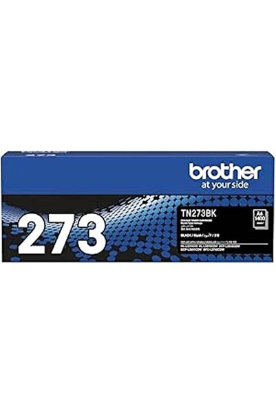 Brother Genuine TN273BK Standard Yield Black Ink Toner Cartridge, 1,400 Page ...