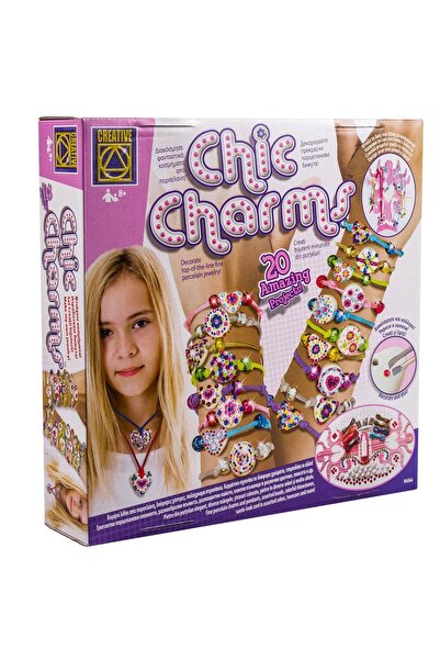 OEM Chic Charms Set DIY de brățări și coliere din porțelan - 20 de proiecte