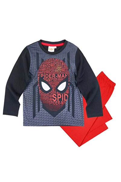 Marvel Spider-Man Classics Μαύρες πιτζάμες Σπάιντερ-Μαν 4-10 ετών με ελαστική...