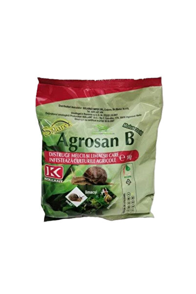 kollant Moluscocid AGROSAN B – Combate Melcii, Limacsii, Gasteropodele, 1KG